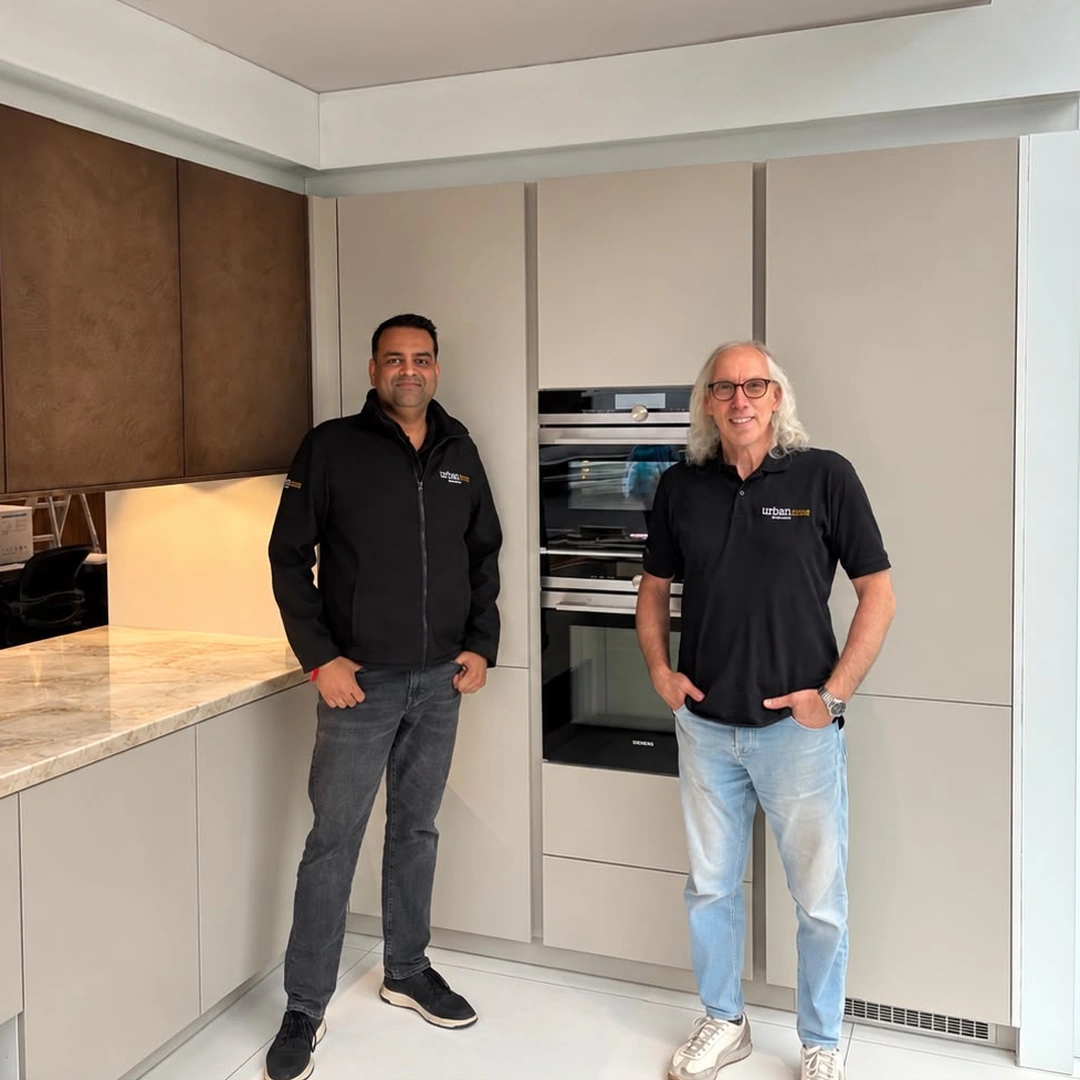 The Urban Kitchens & Interiors team in the showroom